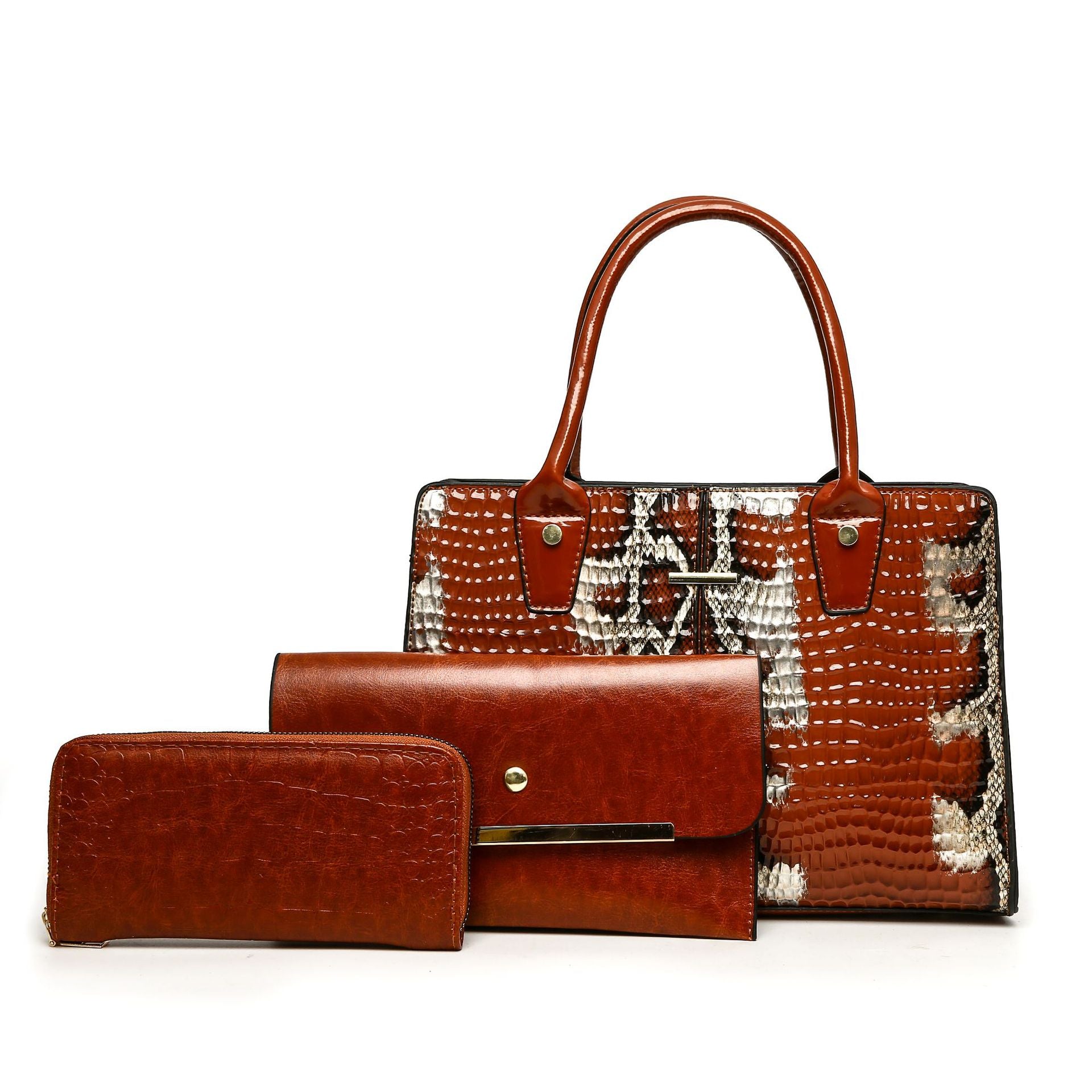 Retro snake pattern large capacity tote bag female mother bag 2024 summer new women's bag shoulder bag handbag female bag