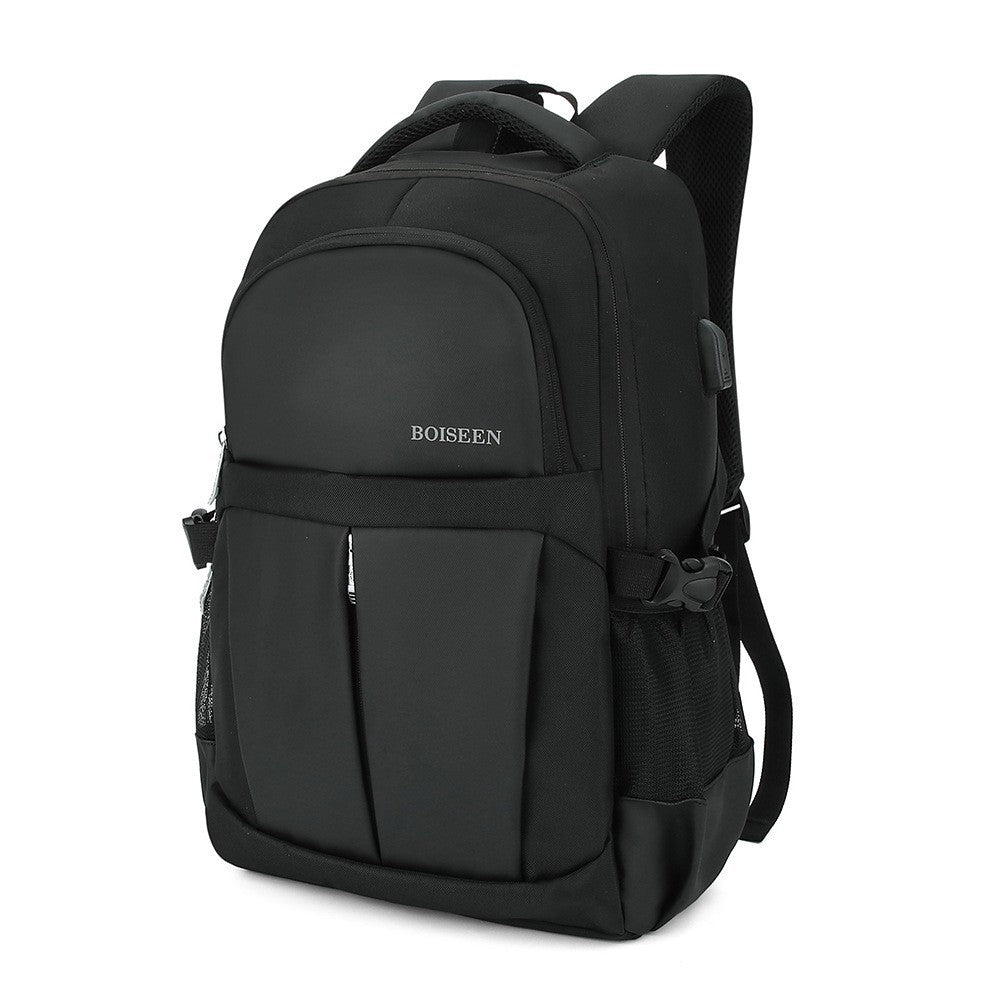New men's business backpack Boiseen  multi-function USB interface outdoor travel men's backpack wholesale