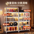 Figure display cabinet glass display cabinet model display rack steel storage cabinet for home dustproof collection storage cabinet
