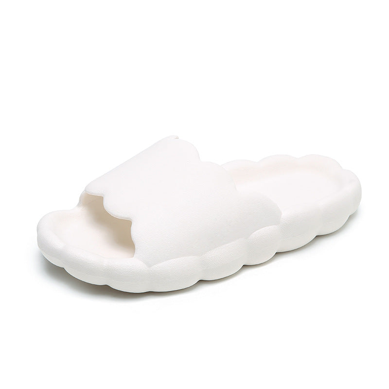 Yunduo home slippers all year roundcasualplaid indoor dormitory bath non-slip soft thick sole outwear sandals women
