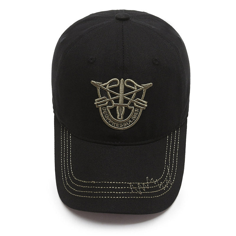 2023 New Men's and Women's Embroidered Baseball Cap Outdoor Sunscreen Shade Camouflage Cap Fashion Casual Arrow Cap