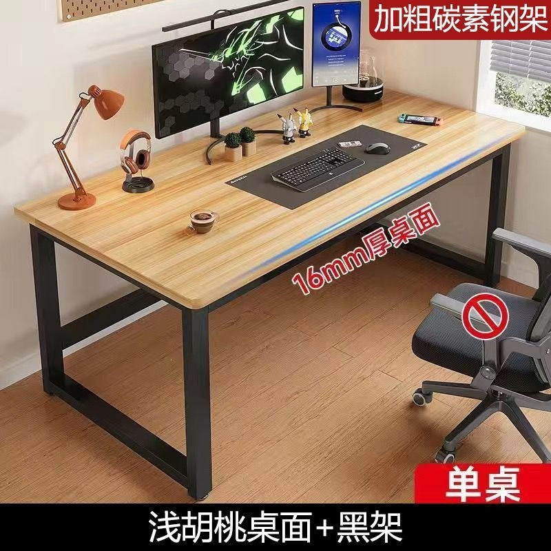 Computer desk student study desk bedroom desktop office desk writing rectangular home study desk table freestanding