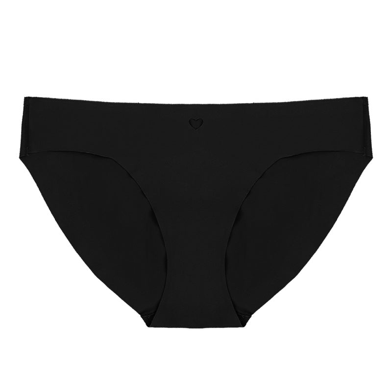 fashion exclusive breathable ice silk seamless high-elastic underwear female sexy low-waist pure cotton bottom crotch seamless underwear