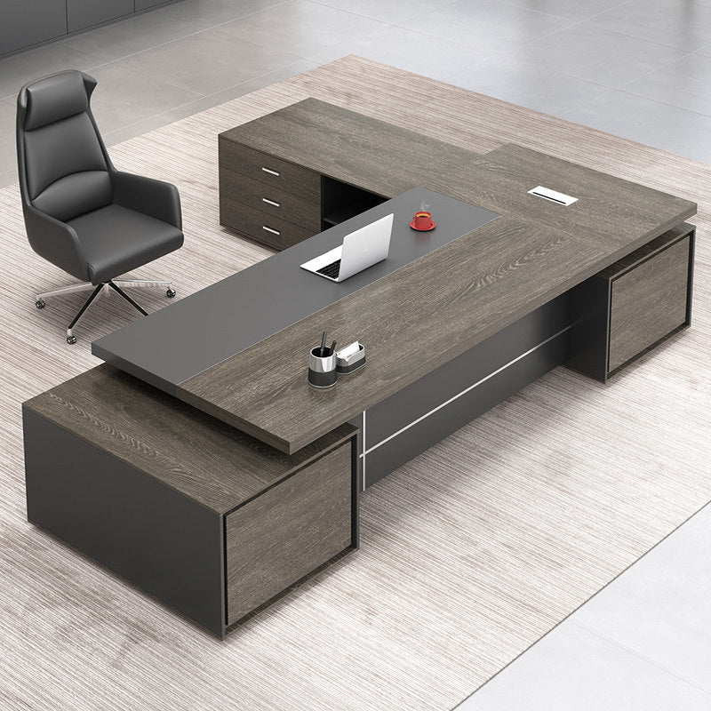 Saint li single elegant boss desk and chair combination casual modern executive desk president table office manager table