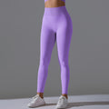 Fashion cross-border seamless pure color peach sweatpants tight running fitness yoga clothes high waist butt lift yoga pants for women