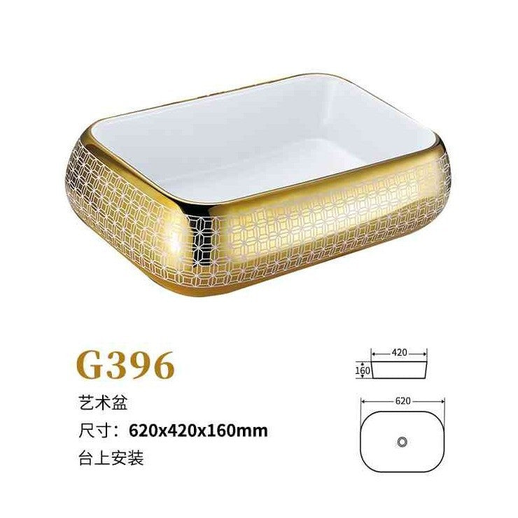 陶瓷台上盆轻奢洗手盆艺术盆洗脸盆小户型家用酒店民宿台上盆加深