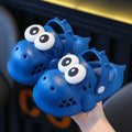 2024 new children's dinosaur slippers - funny & cute closed-toe sandals for boys, indoor/outdoor non-slip & wear-resistant