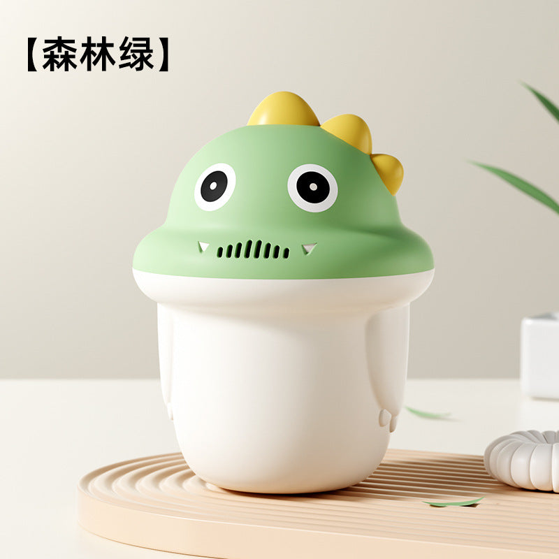 cartoon shampoo cup, kids' shampoo cup, dinosaur shampoo spoon, baby bath water scoop, plastic infant water ladle