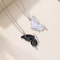 Butterfly necklace wholesale european and american cross-border jewelry women's stylish exaggerated versatile alloy couple stacking autumn and winter sweater chain