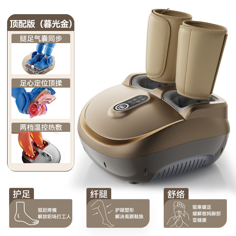Fully automatic foot massager - cross-border wholesale, multifunctional hot compress kneading foot, calf, and leg massager