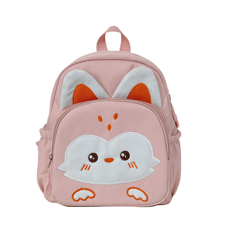 New cute cartoon kindergarten schoolbag cute baby small backpack contrasting colors children's travel research casual backpack