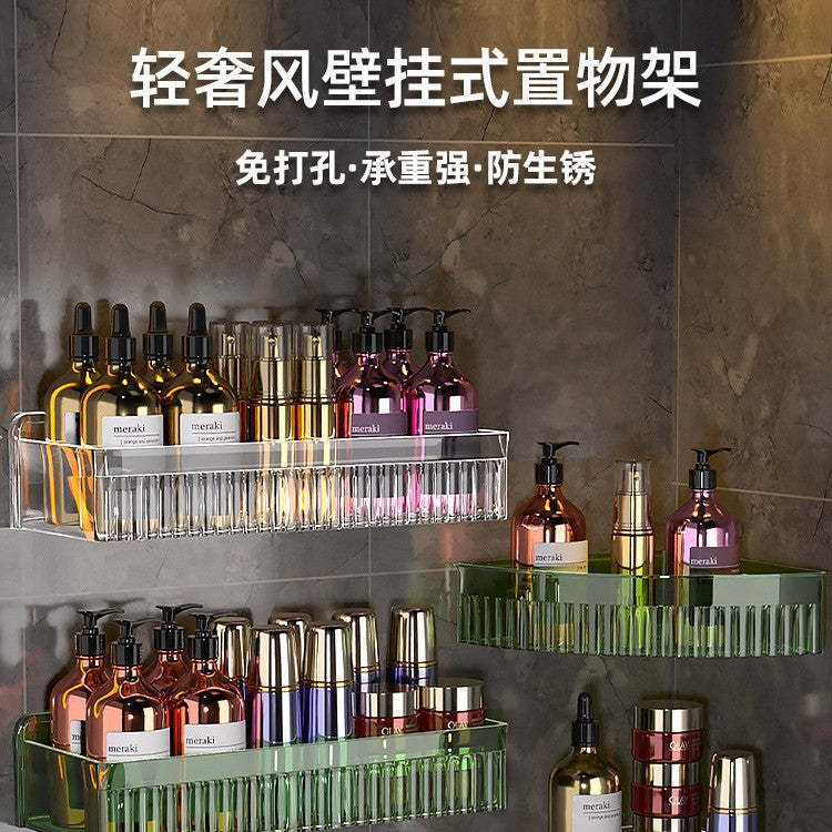 No punching toilet rack bathroom toilet toilet washstand wall-mounted storage shelf artifact