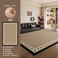Vintage rug for living room, mid-century modern home rug, thickened waterproof and stain-resistant bedroom bedside rug, large area full coverage