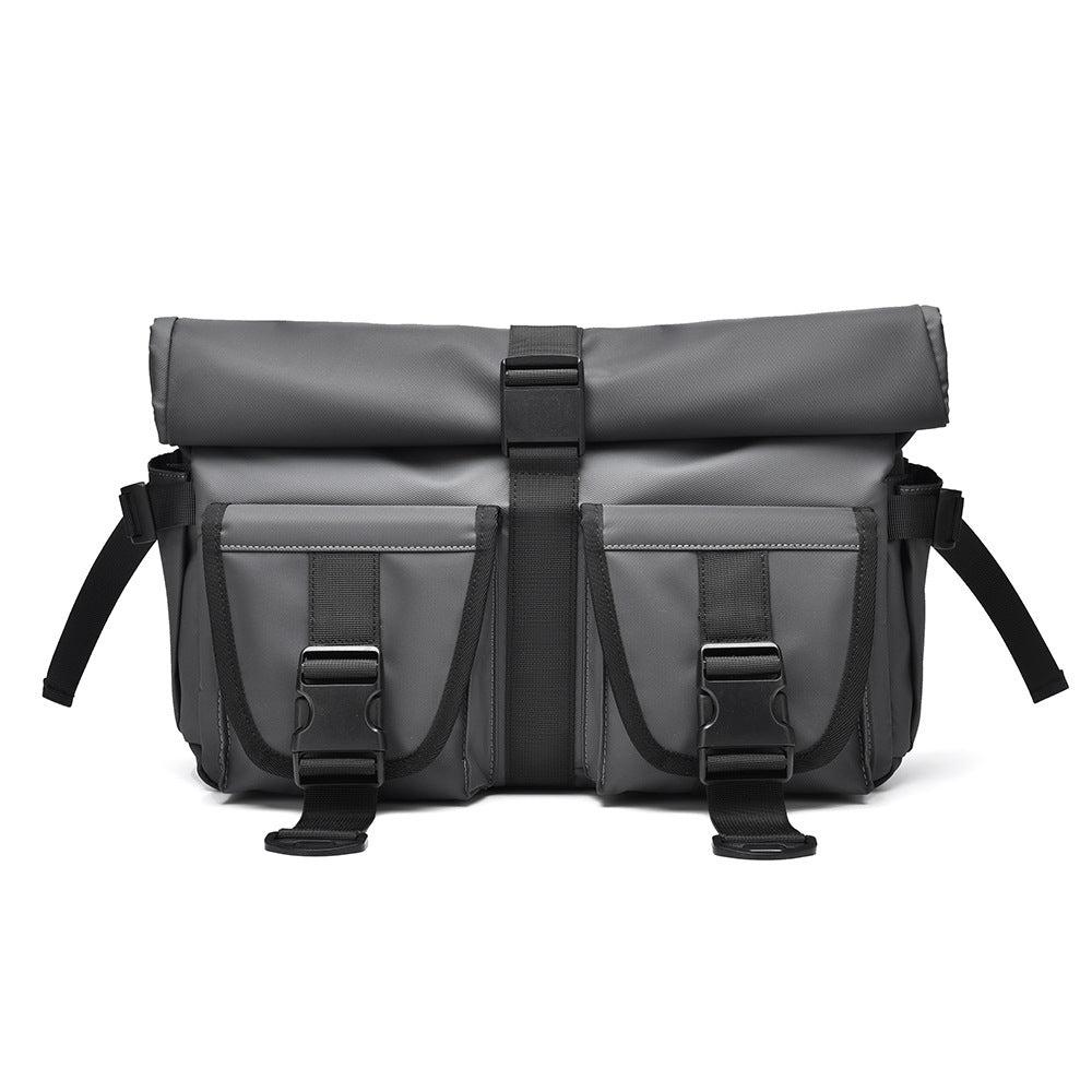 New men's bag functional oblique span bag men's sports waterproof travel shoulder bag large capacity computer expansion messenger bag