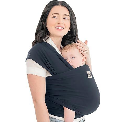 Baby wrap carrier one piece breathable baby lightweight hands-free knitting carrier portable