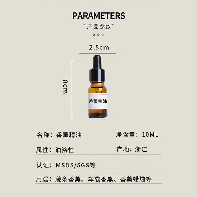 Car essential oil aromatherapy refill 10ml refill car oil-soluble perfume ornament replacement essential oil fragrance