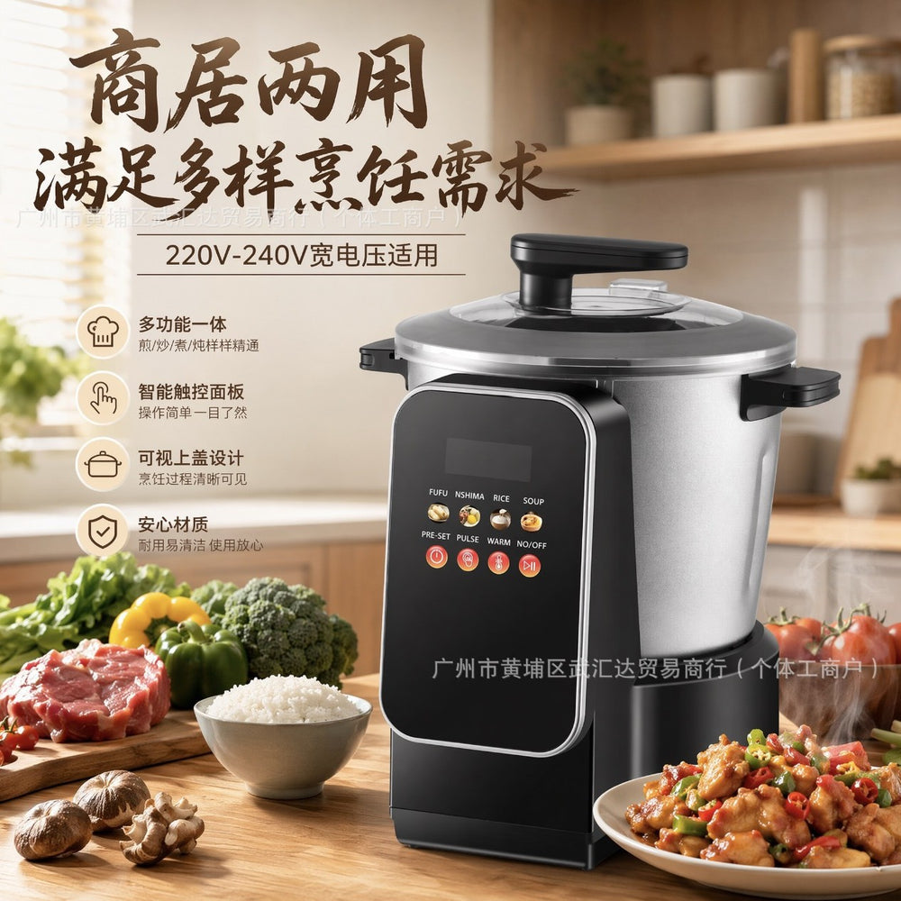 6l meat grinder - home & commercial use - stainless steel multifunctional electric food processor - garlic chopper & vegetable mincer