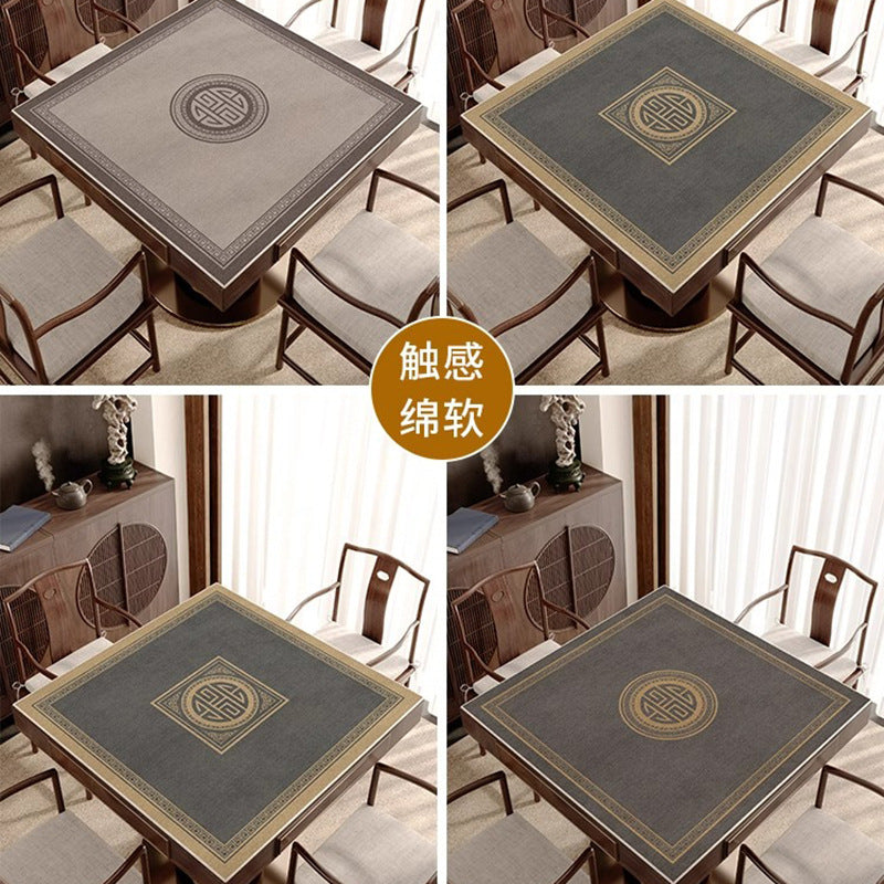 Tablecloth no-wash new arrival new year mahjong table special table mat sound insulation thickenednon-slip new chinoiseriewinter tablecloth