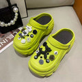 Thick sole crocs women's new arrival heightenednon-slipfashionpopular popular beach sandals outwear summer wholesale