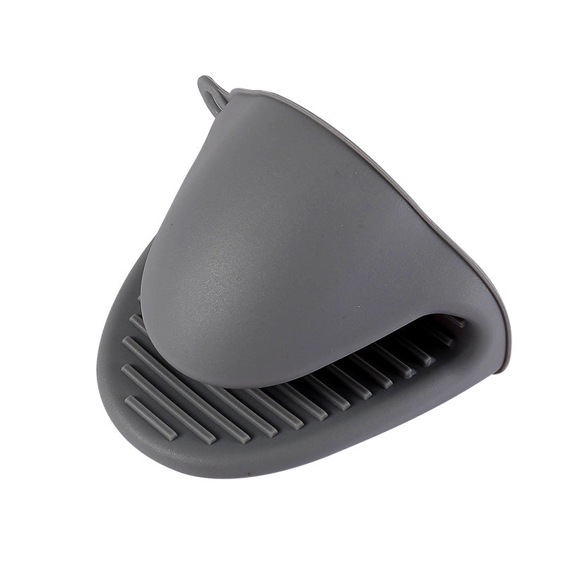 Heat-resistant oven mitts, kitchen utensil tongs, silicone non-slip baking oven microwave plate grippers, 27g