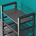 Kitchen vegetable basket floor-standing storage rack multi-layer storage vegetable and fruit storage rack multi-functional vegetable storage basket