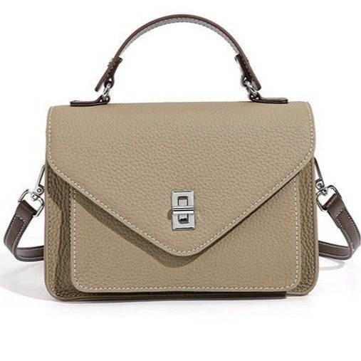 Togo pattern cowhide small square bag for women 2023new arrival women's genuine leather bag work clothingcasualeasiest for match shoulder crossbody bag