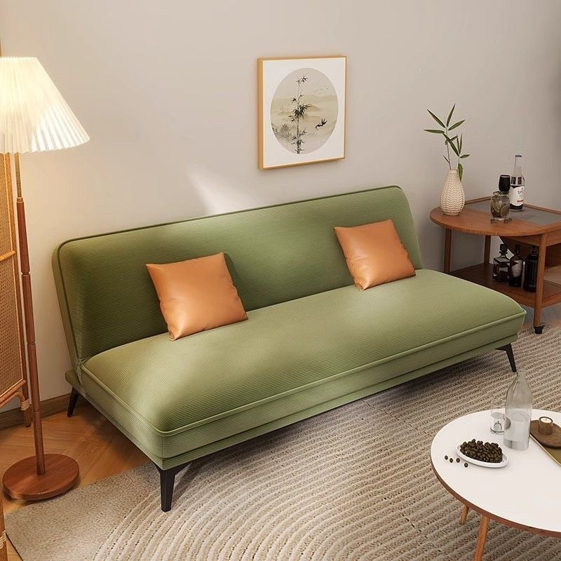Sofa foldable bed office living room dual-purpose corduroy small apartment lazy sofa economical simple small sofa