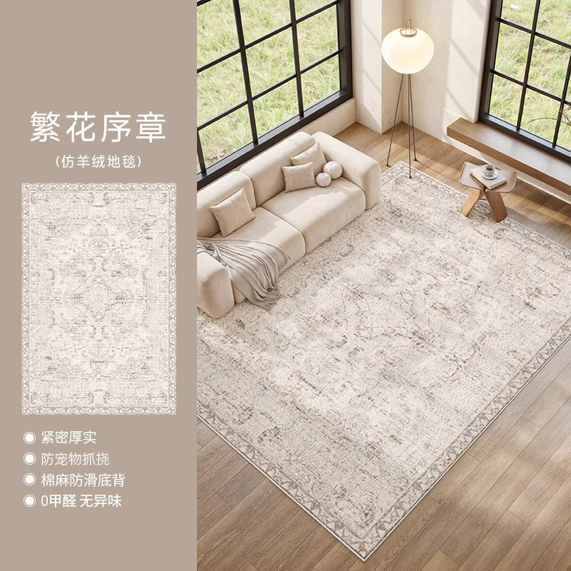 Carpet living room bedroom new arrival bedside no maintenance no washable frenchretro room accessible luxuryclassy floor mat