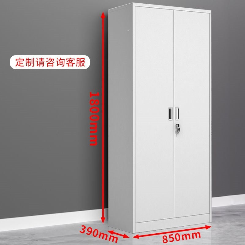 Divided lower section low cabinet steel iron cabinet office financial storage with file cabinet information cabinet for home balcony cabinet