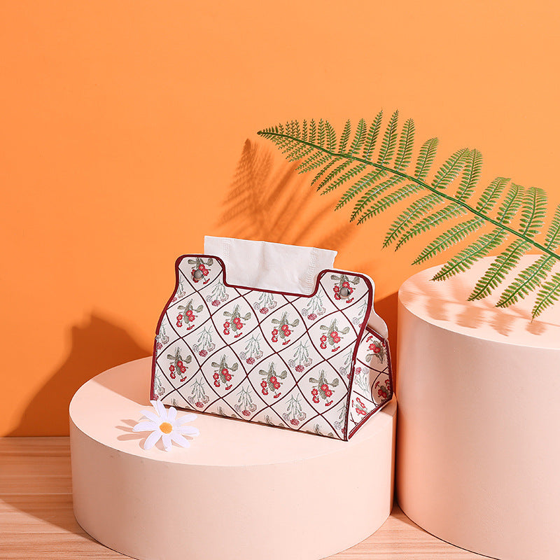 European retro style tissue box household dining table restaurant napkin paper box storage box paper box creative high-end car