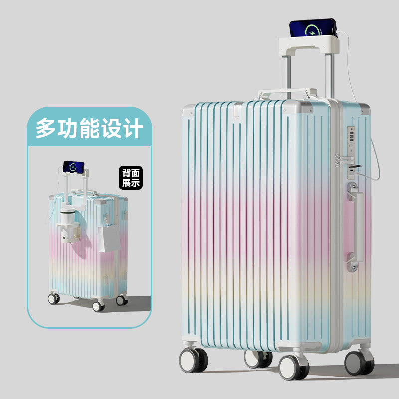 New high-value 20-inch small trolley suitcase, multi-function universal wheel 28-inch large-capacity password suitcase