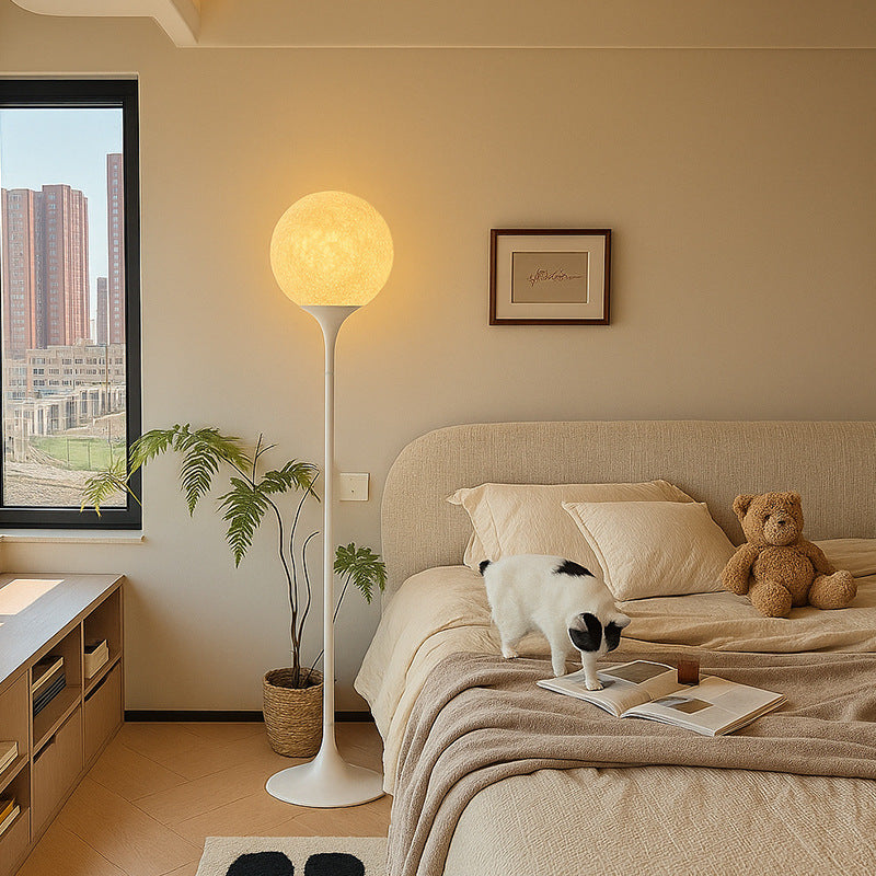 French cream style ornament popular vertical table lamp bedroom bedside kids room living room sofa mushroom floor lamp