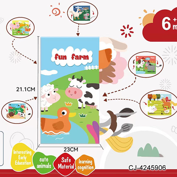 Cross-border export cognition 3-6 months tail cloth book baby baby can bite early education can not tear educational toys