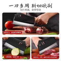 Hand-forged chopping and slicing knife, dual-purpose kitchen knife for home use. sharp, self-sharpening, ideal for slicing, dicing, and meat cutting. this cleaver is also sharpenable