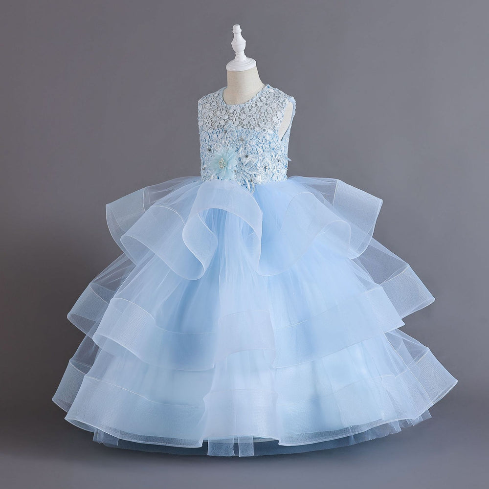 children's clothing, kids' formal dresses, tulle princess dresses, flower girl dresses, high-end birthday dresses, runway show performance gowns, evening dresses, and dresses