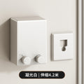 Balcony invisible clothesline gun gray clothes drying artifact rope indoor punch-free bathroom telescopic wire rope