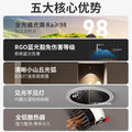 Full spectrum anti-glare spotlight led embedded ceiling light without main downlight living room ceiling opening 8/9/10/12cm