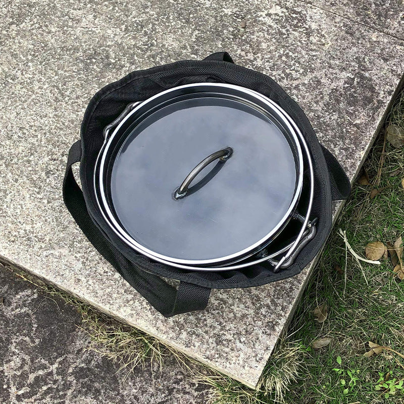 Outdoor picnic tableware, cups, storage bags, burner gas tank storage bags, sundries bags, portable sorting bags