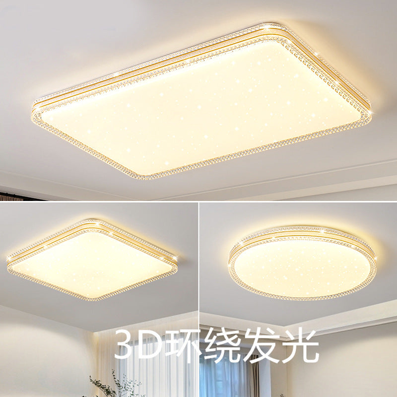 2025 New Lighting Bedroom Living Room Light Modern Simple Atmosphere Full Spectrum Eye Protection Ceiling Light Whole House Package