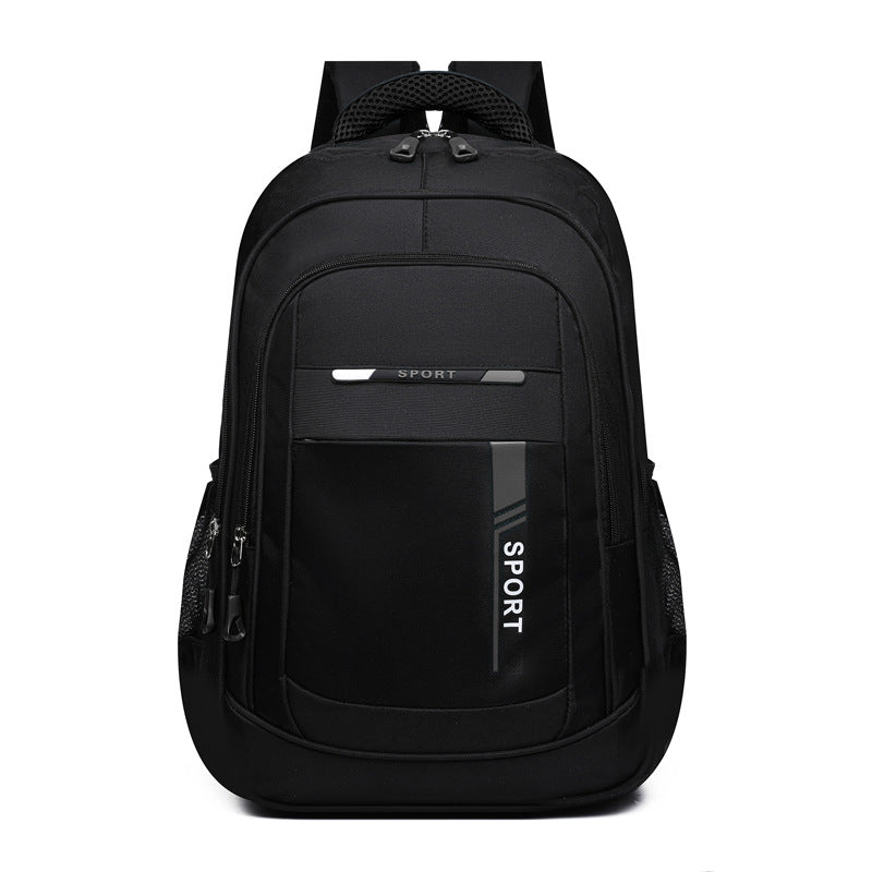 New large-capacity men's casual simple backpack travel computer backpack female junior high school high school college student schoolbag
