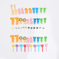 Japanese cartoon fruit picks creative children's food forks cake forks cute animal dessert forks plastic fruit forks
