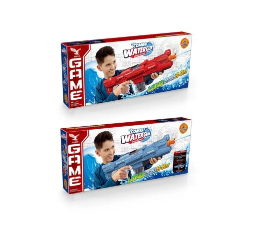 electric glock water gun - automatic, self-priming, high-pressure, continuous fire water blaster for kids' outdoor water fights