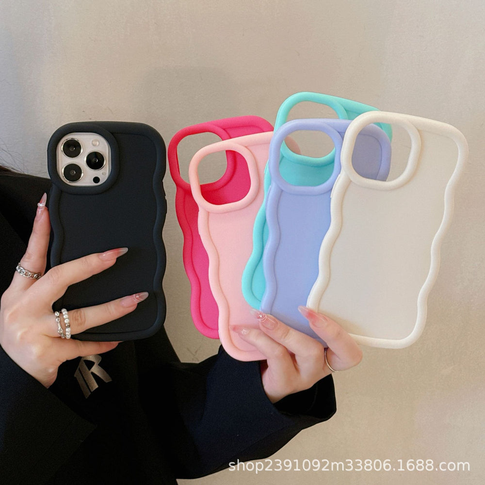 New macaron phone case for samsung s24 ultra, s23 fe, with sticker character material, a05s solid color soft case