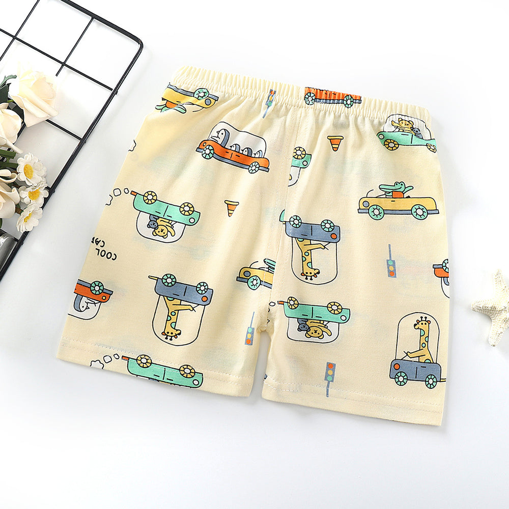 Summer kids' pure cotton shorts, baby pants, boys' and girls' all-cotton casual pants, toddler and child's undershirts - dropshipping available
