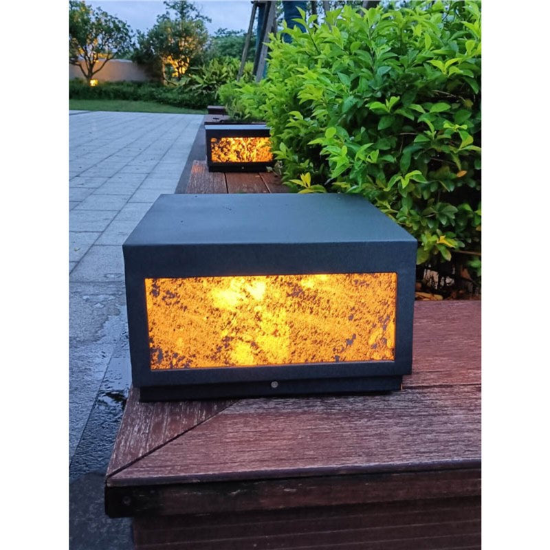 Solar lights, outdoor garden lights, landscape lights, waterproof lawn lights, solar column lights, wall lights, slate lights