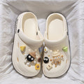 Crocs women's summer 2024 new arrival outwear beach seaside non-slip slippers nurse baotou step on shit sandals