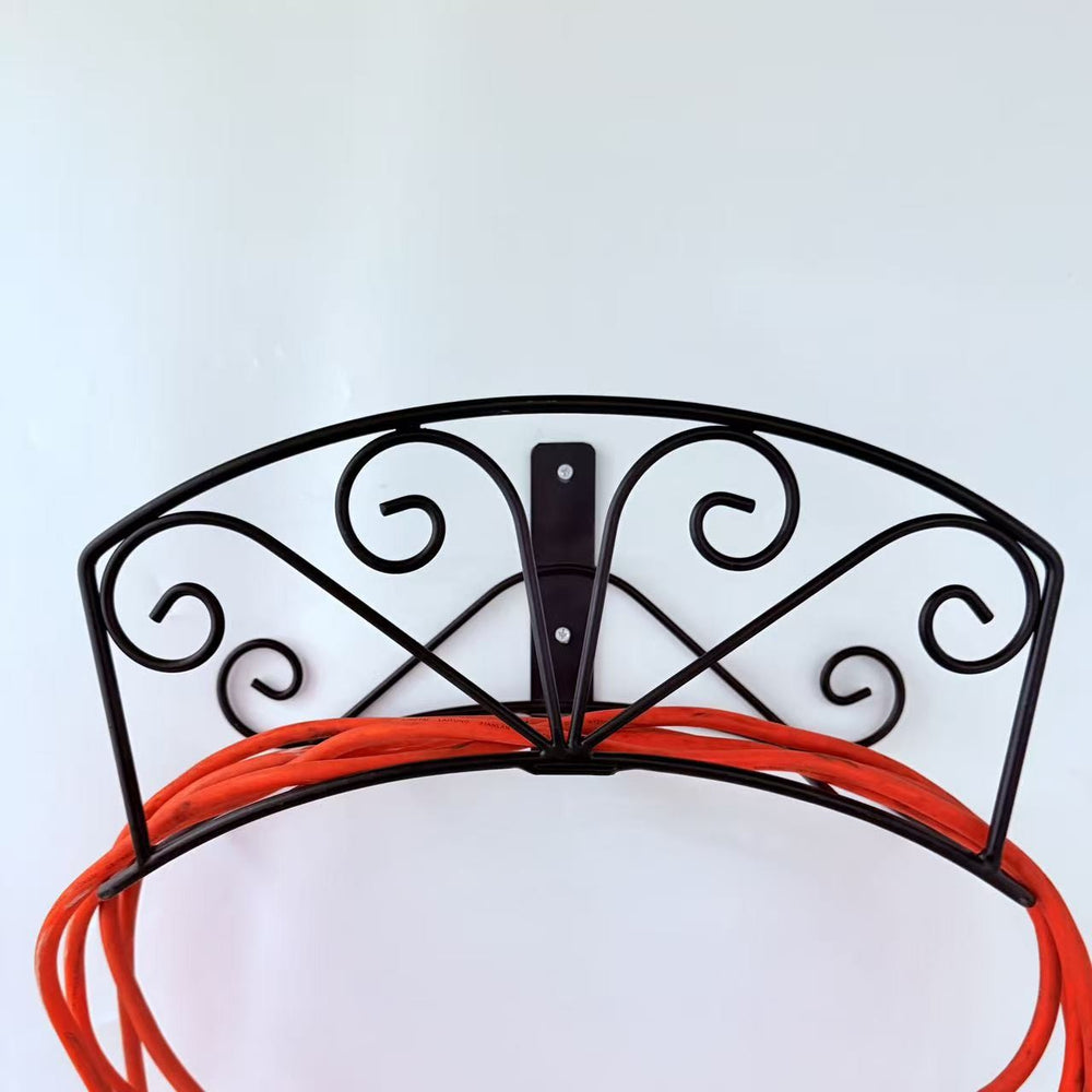 Wrought iron garden retro factory direct sales water pipe rack wall hanging gardening rack storage european style wall decoration