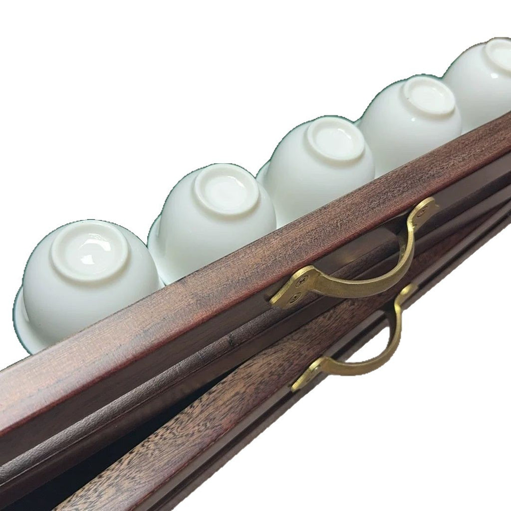 Black walnut solid wood antique storage box jewelry box locker storage cabinet tea set tea cake dental cabinet