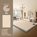 Creamy chic luxury waterproof & stain-resistant rug - new home collection, thickened, customizable, high-end area rug for living room, bedroom, or bedside