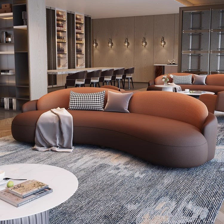 Office negotiation hotel lobby vip club curved sofa modern casual 4s store commercial rest area reception